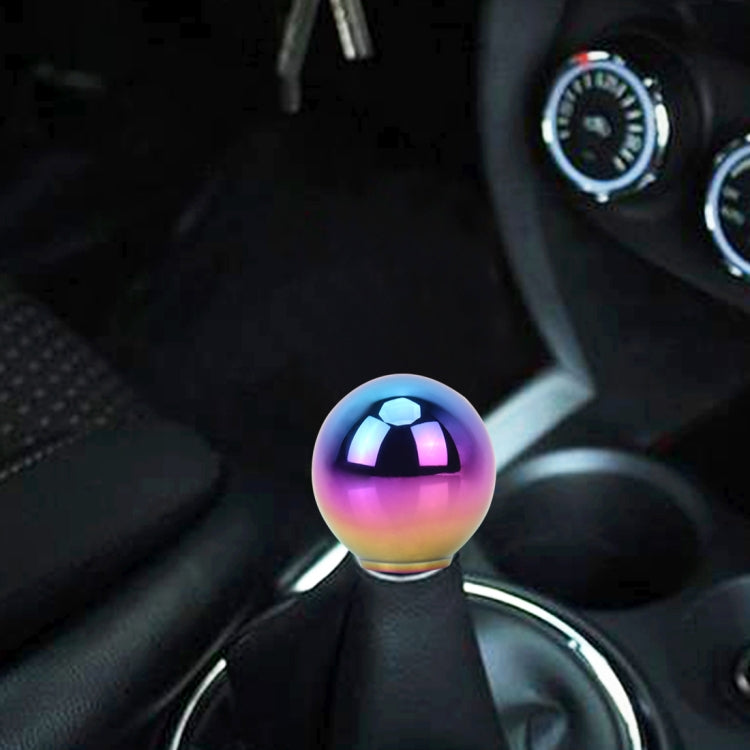 Universal Vehicle Car Gradient Blue Screwed Shifter Cover Manual Automatic Aluminum Gear Shift Knob - Shift Knob by PMC Jewellery | Online Shopping South Africa | PMC Jewellery