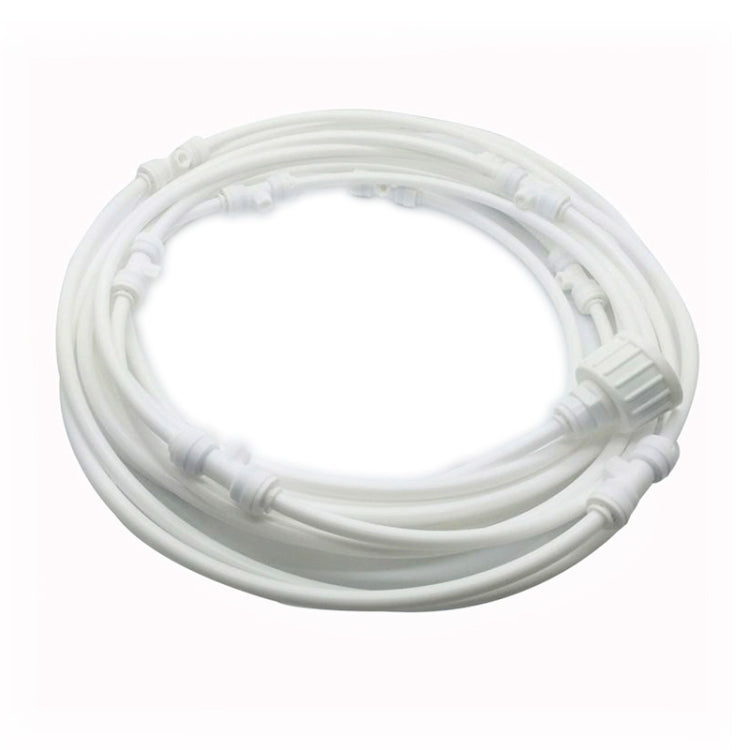 Outdoor Lawn Garden PE Mist Watering Line Misting Cooling System with 6 x Mist Nozzles, Length: 6m (White) - Watering & Irrigation by PMc TechLife | Online Shopping South Africa | PMc TechLife | Buy Now Pay Later Mobicred