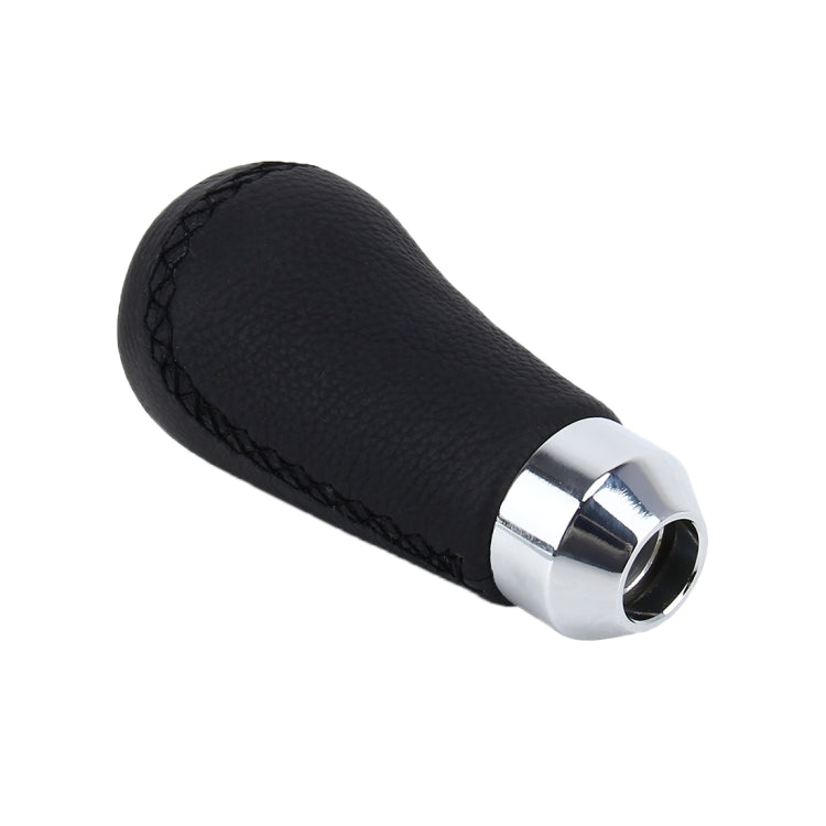 Universal Car Modified Shifter Black Leather Lever Manual 5-Speed Gear Shift Knob - Shift Knob by PMC Jewellery | Online Shopping South Africa | PMC Jewellery | Buy Now Pay Later Mobicred