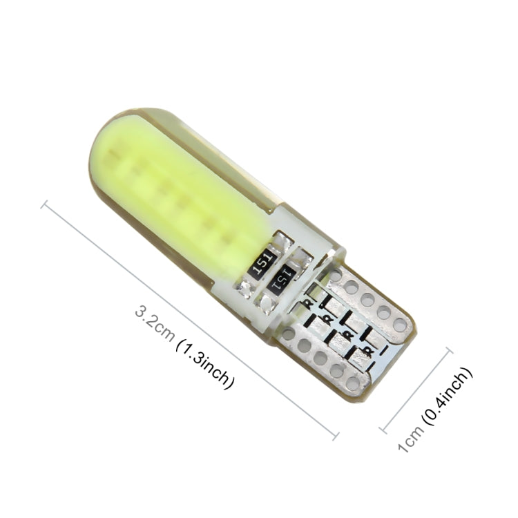 10 PCS T10 1.5W 90LM Car Clearance Light Marker Light, DC 12V(White Light) - Clearance Lights by PMC Jewellery | Online Shopping South Africa | PMC Jewellery | Buy Now Pay Later Mobicred