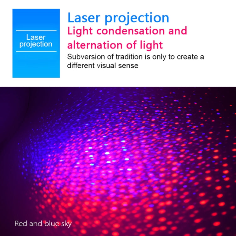 Car Roof Ceiling Decoration 5V Red Blue LED Star Night Lights Projector Atmosphere Galaxy Lamp - Atmosphere lights by PMC TechLife | Online Shopping South Africa | PMC TechLife | Buy Now Pay Later Mobicred