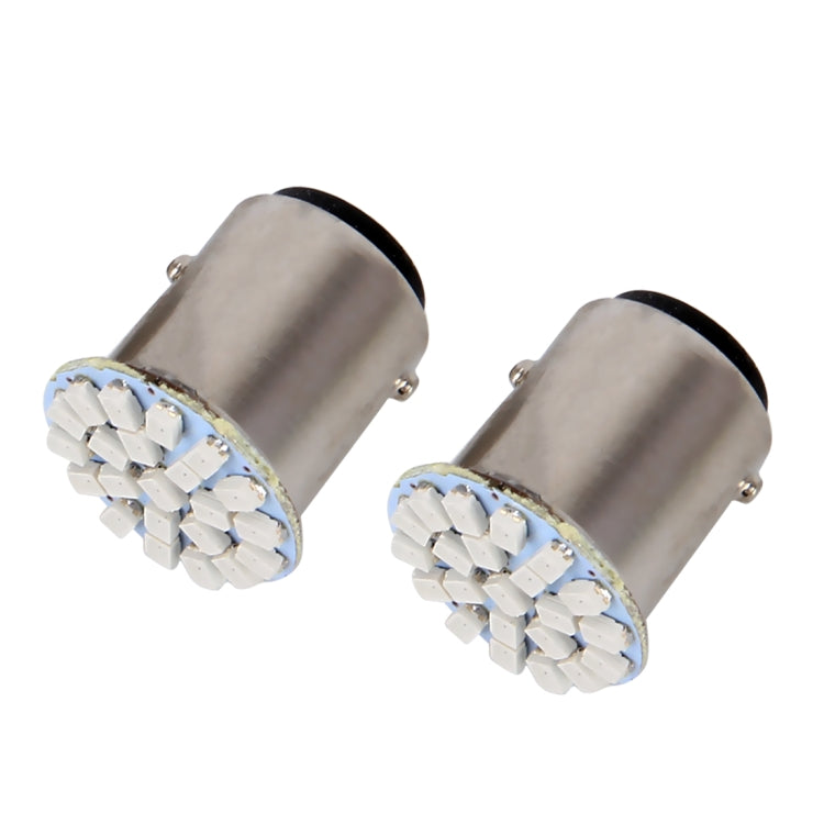 10 PCS Car Auto 1.2W 1157 BAY15D 22-LED Bulbs Brake Light - Arrow Turn Lights by PMC Jewellery | Online Shopping South Africa | PMC Jewellery | Buy Now Pay Later Mobicred