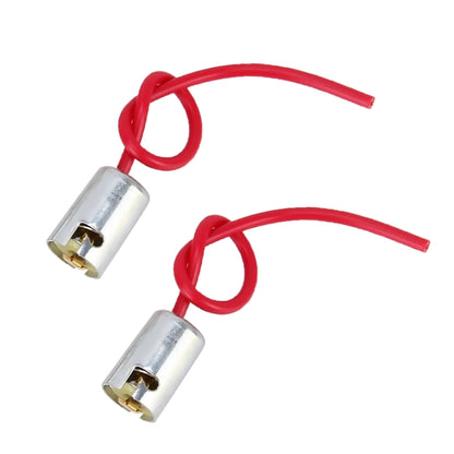 2 PCS BA9S Light Lamp Bulb Holder Base Socket Wire Connector - Others by PMC Jewellery | Online Shopping South Africa | PMC Jewellery | Buy Now Pay Later Mobicred