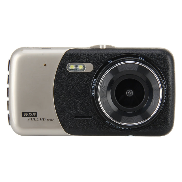 4 inch HD Video Recording HD Display Car Recorder with Separate F2.0 Camera, 12MP 170 Degrees Wide-angle/ Rear View Loop Recording/ G-Sensor Recording/ WDR Full HD/ Front Camera 1080P/ Rear Camera 720P/ Support 32G TF Card - Car DVRs by PMC TechLife | Online Shopping South Africa | PMC TechLife | Buy Now Pay Later Mobicred