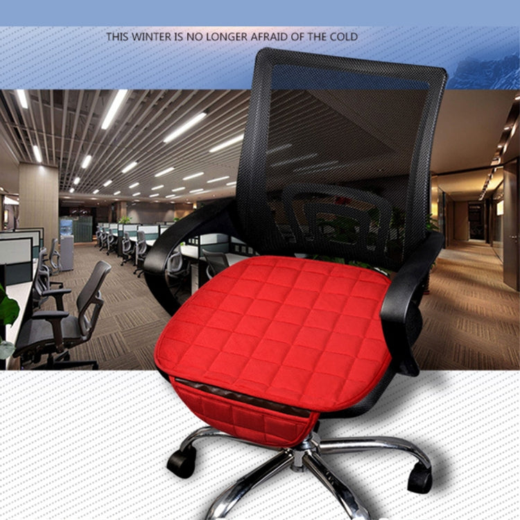 3 PCS / Set  Warm Car Seat Cover Cushion Five Seats Universal Two Front Row Seat Covers and One Back Row Seat Cover Car Non-slip Chair Pad Warm Car Mats No Back Plush Cushion(Black) - Seat Accessories by PMC TechLife | Online Shopping South Africa | PMC TechLife | Buy Now Pay Later Mobicred
