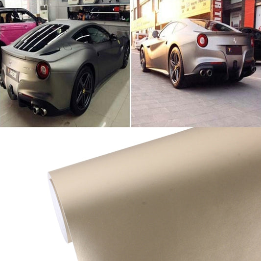 5m * 0.5m Ice Blue Metallic Matte Icy Ice Car Decal Wrap Auto Wrapping Vehicle Sticker Motorcycle Sheet Tint Vinyl Air Bubble Free(Rose Gold) - Auto Film by PMC Jewellery | Online Shopping South Africa | PMC Jewellery | Buy Now Pay Later Mobicred