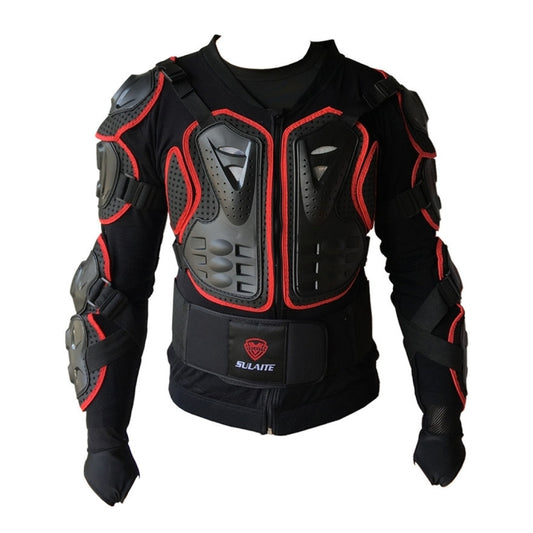 SULAITE BA-03 SUV Motorbike Bicycle Outdoor Sports Armor Protective Jacket, Size: XXL(Red) - Protective Gear by SULAITE | Online Shopping South Africa | PMC Jewellery | Buy Now Pay Later Mobicred