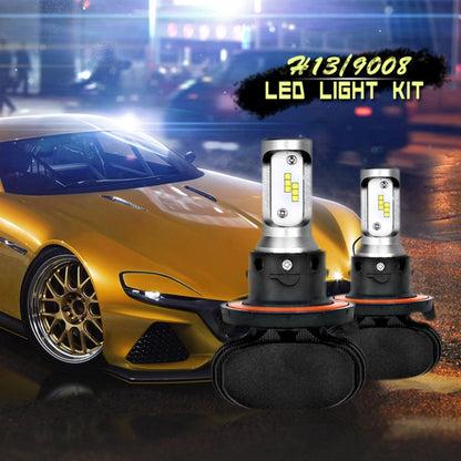 2 PCS H13 IP65 Waterproof White Light 12 CSP LED Car Headlight Bulb,  9-36V / 18W, 6000K / 2000LM - LED Headlamps by PMC Jewellery | Online Shopping South Africa | PMC Jewellery | Buy Now Pay Later Mobicred