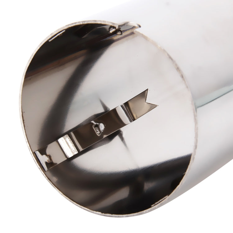 2 PCS Car Styling Stainless Steel Exhaust Tail Muffler Tip Pipe for VW Volkswagen 1.4T Swept Volume(Silver) - Exhaust Pipes by PMC TechLife | Online Shopping South Africa | PMC TechLife | Buy Now Pay Later Mobicred