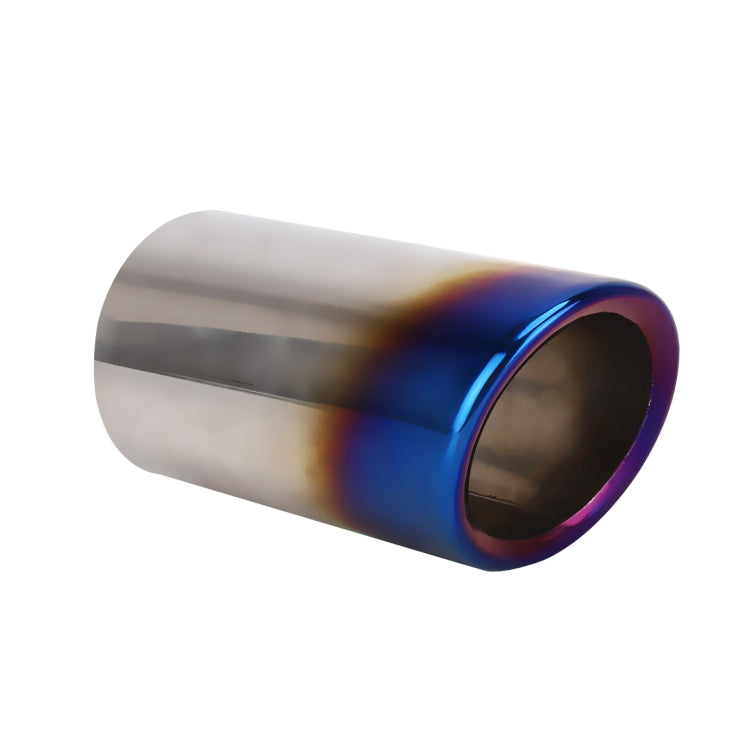 2 PCS Car Styling Stainless Steel Exhaust Tail Muffler Tip Pipe for VW Volkswagen 1.8T/2T Swept Volume, Audi A1/A3/A4L/Q3/Q5(Blue) - Exhaust Pipes by PMC TechLife | Online Shopping South Africa | PMC TechLife | Buy Now Pay Later Mobicred