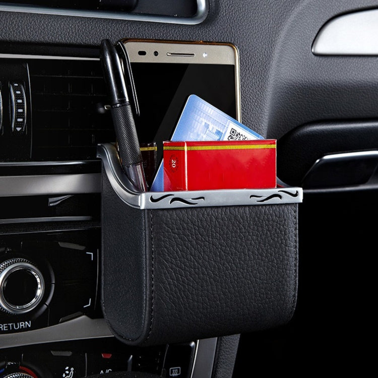 Universal Car Air Vent Mount Outlet Storage Box Case Bag Pouch Phone Holder - Car Drink Holders by PMC Jewellery | Online Shopping South Africa | PMC Jewellery | Buy Now Pay Later Mobicred