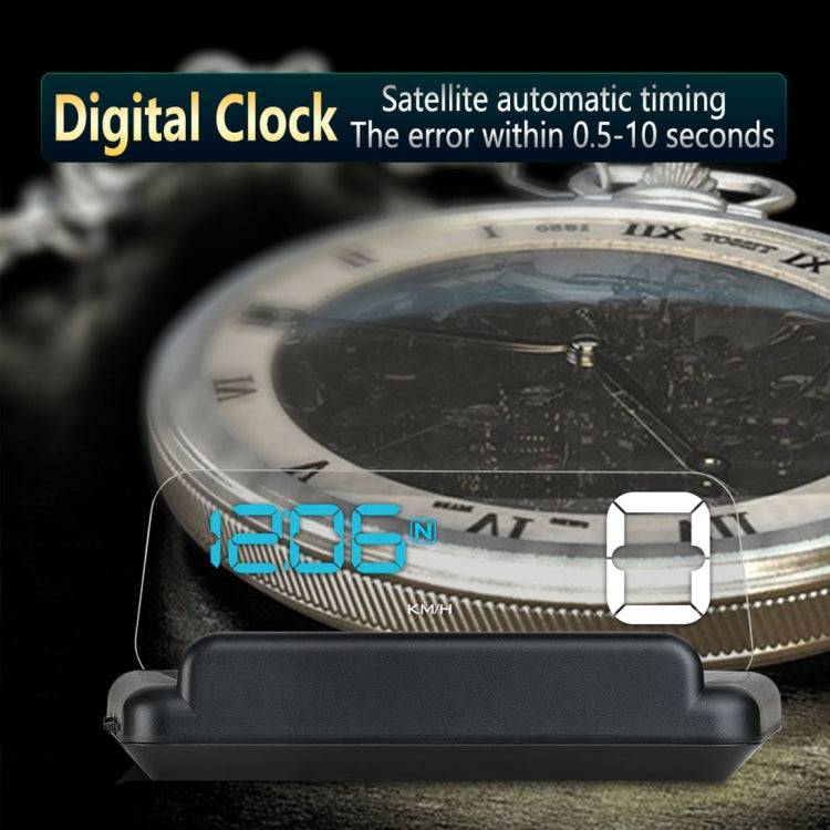 T900 Car GPS HUD Virtual HD Reflection Board Head-up Display, Speed & Driving Distance / Time Display, Over Speed & Voltage & Low Voltage Alarm, Fatigue Driving - Head Up Display System by PMC TechLife | Online Shopping South Africa | PMC TechLife | Buy Now Pay Later Mobicred