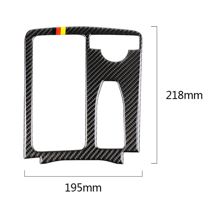 Car German Flag Carbon Fiber Right Drive Gear Position Panel Decorative Sticker for Mercedes-Benz W204 2007-2013 / W212 2010-2012 - Car Interior Mouldings by PMC Jewellery | Online Shopping South Africa | PMC Jewellery | Buy Now Pay Later Mobicred