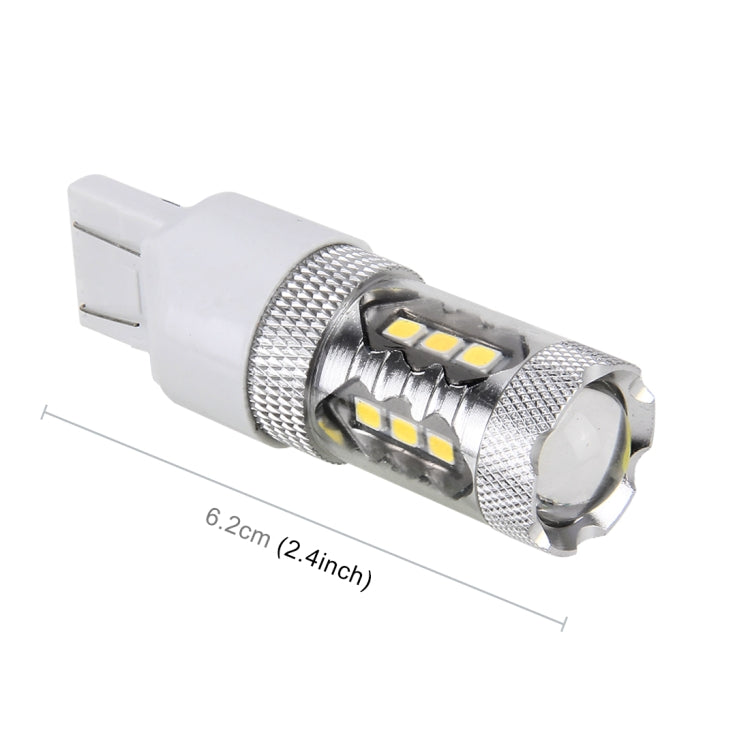 2 PCS T25 / 3156 5W 250LM 6000K Car Auto Turn Light Reversing Lights 16LEDs SMD-2835 Lamps, DC 12V(White Light) - Arrow Turn Lights by PMC Jewellery | Online Shopping South Africa | PMC Jewellery | Buy Now Pay Later Mobicred