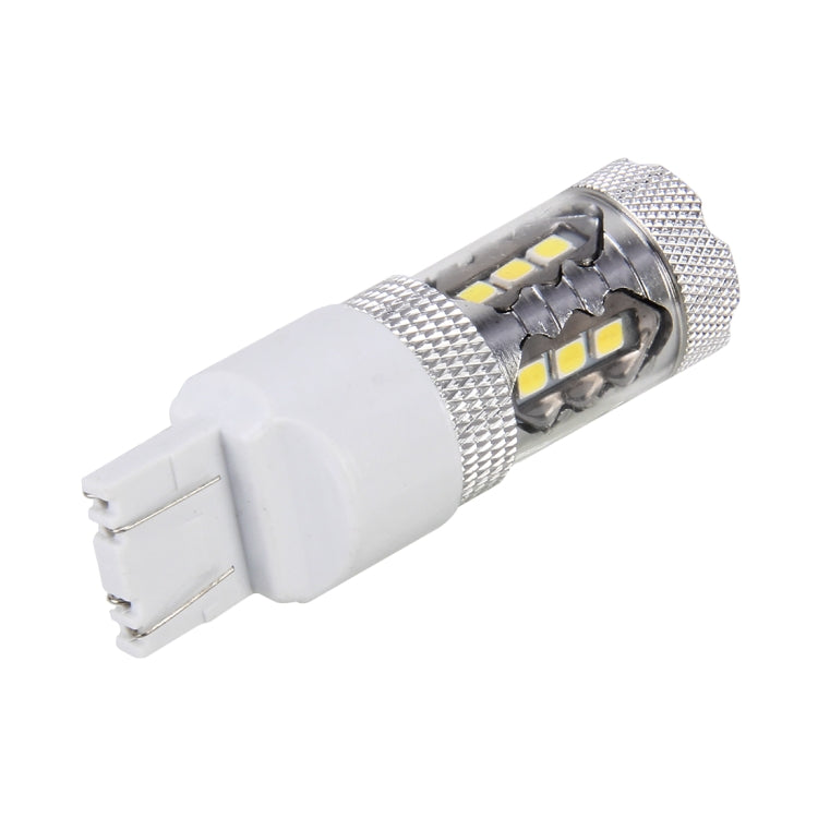 2 PCS T25 / 3157 5W 250LM 6000K Car Auto Brake Lights 16LEDs SMD-2835 Lamps, DC 12V (White Light) - Brake Lights by PMC Jewellery | Online Shopping South Africa | PMC Jewellery | Buy Now Pay Later Mobicred