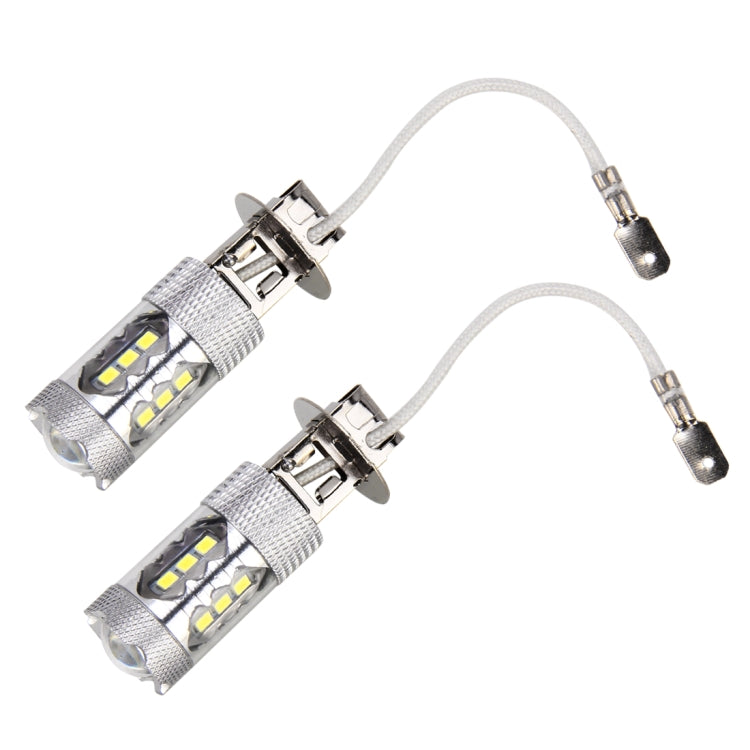 2 PCS H3 DC 12V 5W 250LM Auto Car Fog Lights with 16 SMD-2835 LED Bulbs (White Light) - Fog / Driving Lights by PMC Jewellery | Online Shopping South Africa | PMC Jewellery | Buy Now Pay Later Mobicred