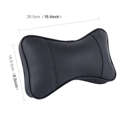 2 PCS MLC-06 Car Neck Pillow Soft Version Lovely Breathe Car Auto Head Neck Rest Cushion Headrest Pillow Pad (Black) - Seat Accessories by PMC Jewellery | Online Shopping South Africa | PMC Jewellery | Buy Now Pay Later Mobicred