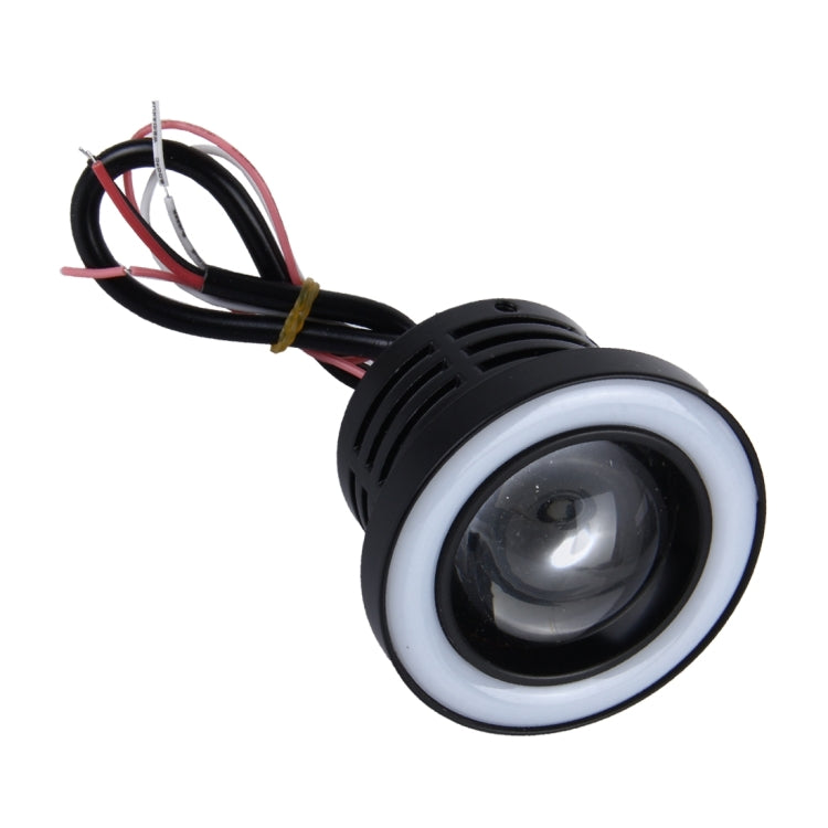 2 PCS 2.5 inch 10W 900 LM 6000K Car Fog Lights with Colorful Angle Eye Light, DC 12V(White Light) - Fog / Driving Lights by PMC Jewellery | Online Shopping South Africa | PMC Jewellery | Buy Now Pay Later Mobicred