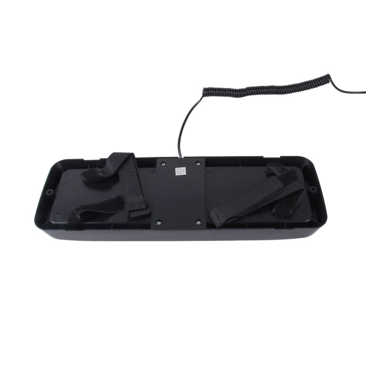 High qulaity DC 12V,9W LED Waterproof Car Sunshade Red Light And Blue Light Warning Lights Strobe Emergency Lights Flashing Light with 12 Kinds Flash Patterns - Warning Lights by PMC TechLife | Online Shopping South Africa | PMC TechLife | Buy Now Pay Later Mobicred