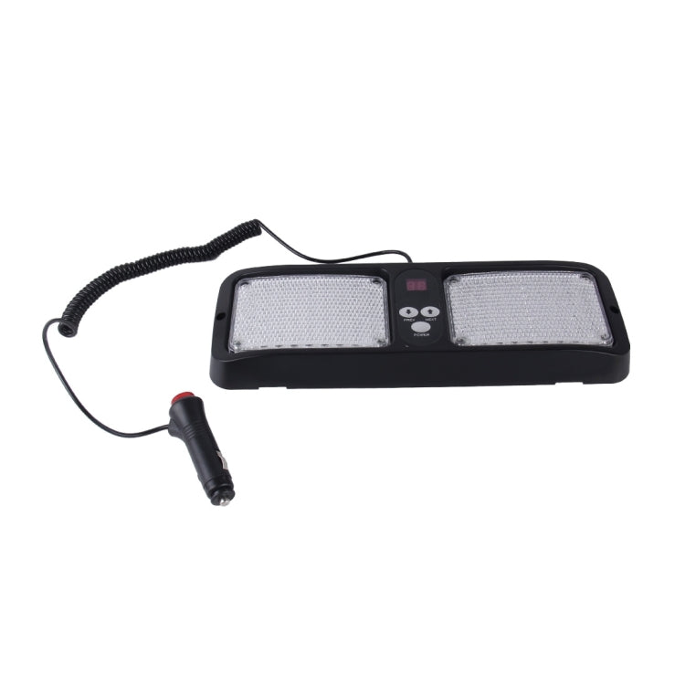 High qulaity DC 12V,9W LED Waterproof Car Sunshade Yellow Light + White Light Warning Lights Strobe Emergency Lights Flashing Light with 12 Kinds Flash Patterns - free shipping - PMC TechLife - Order now!