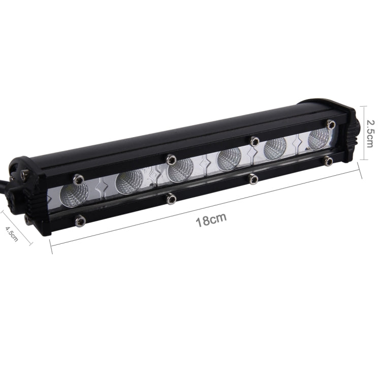 DC 10-30V 18W 2300LM 6500K Waterproof Vehicle Car Boat Marine External Work Lights Emergency Lights 60 Degrees Adjustable Flood Light LED Car Bulbs with 6 Intense CREE LED Lights(White Light) - Work Lights by PMC Jewellery | Online Shopping South Africa | PMC Jewellery | Buy Now Pay Later Mobicred