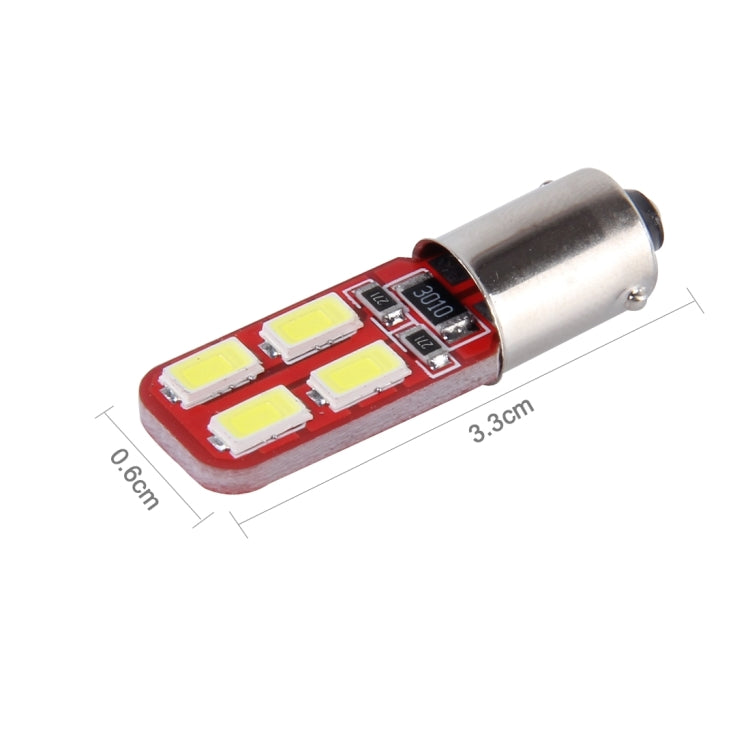 10 PCS BA9S 3W 200lm 6000K 8 SMD-5730 LEDs Car Clearance Light Lamp, DC 12V(White Light) - Clearance Lights by PMC Jewellery | Online Shopping South Africa | PMC Jewellery | Buy Now Pay Later Mobicred