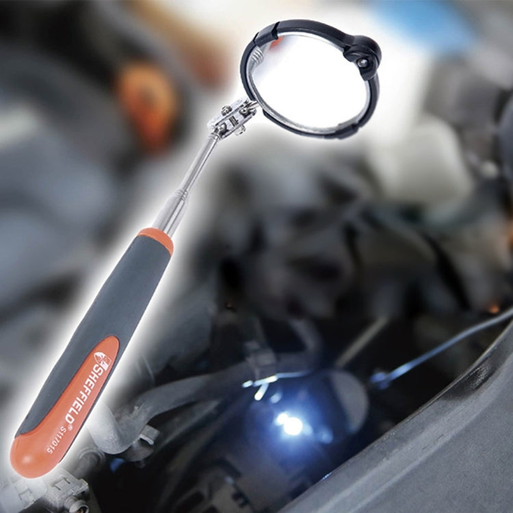 Retractable Vehicle Car Chassis Telescoping Inspection Mirror with 1 PCS 5mm LED Light, Mirror Diameter: 55mm, Max Expanding Length: 940mm - Electronic Test by PMC TechLife | Online Shopping South Africa | PMC TechLife | Buy Now Pay Later Mobicred