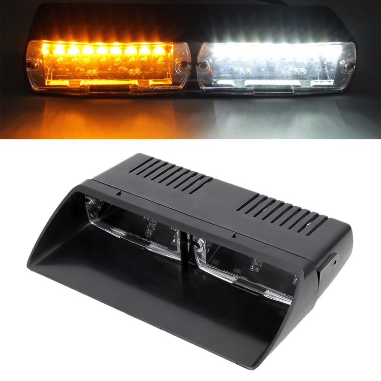 DC 12V 4.2W 16LEDs Crystal Lamp Beads Car Windshield Warning Lamp 18 Flash Patterns(Adjustable) - Warning Lights by PMC Jewellery | Online Shopping South Africa | PMC Jewellery | Buy Now Pay Later Mobicred