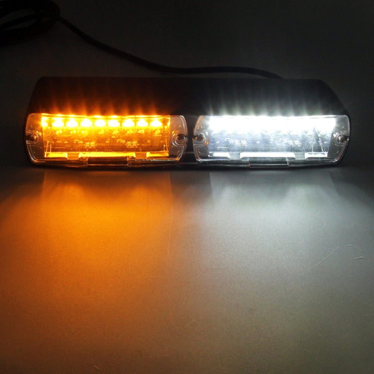 DC 12V 4.2W 16LEDs Crystal Lamp Beads Car Windshield Warning Lamp 18 Flash Patterns(Adjustable) - Warning Lights by PMC Jewellery | Online Shopping South Africa | PMC Jewellery | Buy Now Pay Later Mobicred