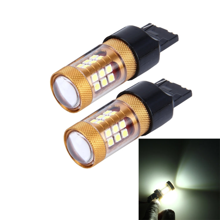 2 PCS 7440 15W 1300LM 6500K 28 SMD-3030 LED Car Brake Lights Turn Light, DC 12V(White Light) - Brake Lights by PMC TechLife | Online Shopping South Africa | PMC TechLife | Buy Now Pay Later Mobicred