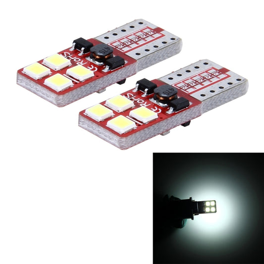 2 PCS T10 3W 300 LM 6000K Constant Current Car Clearance Light with 8 SMD-2835 Lamps, DC 9-18V(White Light) - Clearance Lights by PMC Jewellery | Online Shopping South Africa | PMC Jewellery | Buy Now Pay Later Mobicred