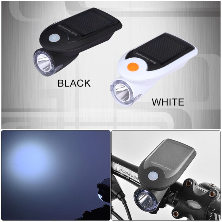 3W 240LM USB Solar Energy Motorcycle / Bicycle Front Light (White) - Headlights by PMC Jewellery | Online Shopping South Africa | PMC Jewellery | Buy Now Pay Later Mobicred