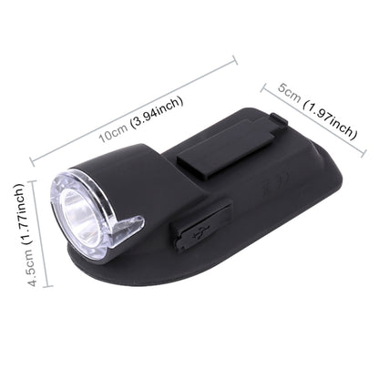 3W 240LM USB Solar Energy Motorcycle / Bicycle Front Light (White) - Headlights by PMC Jewellery | Online Shopping South Africa | PMC Jewellery | Buy Now Pay Later Mobicred