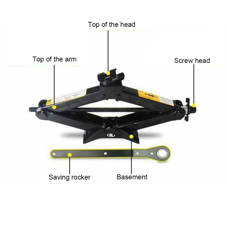 Upright ST-112C Heavy Duty Stabilizer Scissor Jack with Handle Lift Levelers 4000 Pound (2 Ton) Capacity Each - 9.8 to 44.2 CM Range - Car Jacks by PMC Jewellery | Online Shopping South Africa | PMC Jewellery | Buy Now Pay Later Mobicred