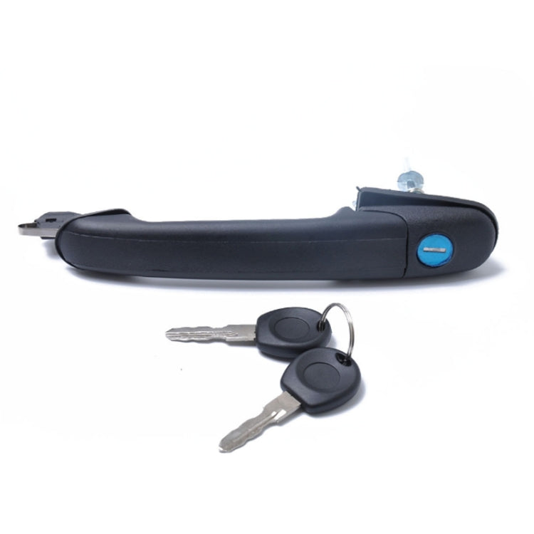 Car Front Door handle 6N0837207C, 66N0837207D + 2 Keys for Volkswagen Polo - Door Handles by PMC Jewellery | Online Shopping South Africa | PMC Jewellery