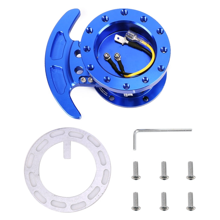 Car Tilt Racing Steering Wheel Quick Release Hub Kit Adapter Body Removable Snap Off Boss Kit(Blue) - Other Tools by PMC Jewellery | Online Shopping South Africa | PMC Jewellery | Buy Now Pay Later Mobicred