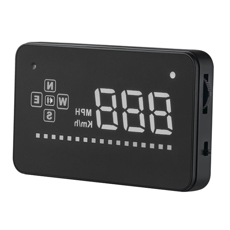 A2 HUD 3.5 inch HD GPS Car Head Up Display, Speed & Over Speed Alarm, Compass, Freely Switch Between Kilometers and Miles(Black) - Head Up Display System by PMC TechLife | Online Shopping South Africa | PMC TechLife | Buy Now Pay Later Mobicred