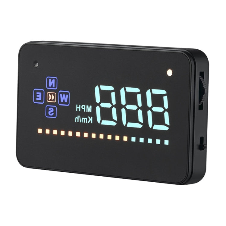 A2 HUD 3.5 inch HD GPS Car Head Up Display, Speed & Over Speed Alarm, Compass, Freely Switch Between Kilometers and Miles(Black) - Head Up Display System by PMC TechLife | Online Shopping South Africa | PMC TechLife | Buy Now Pay Later Mobicred