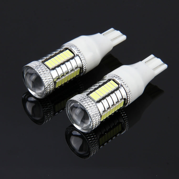 2 PCS T15 10W 650 LM 6000K Car Auto Brake Light Clearance Light Backup Light with 1 Lamps and 32 SMD-4014 LED Lamps, DC 12V(White Light) - Brake Lights by PMC TechLife | Online Shopping South Africa | PMC TechLife | Buy Now Pay Later Mobicred