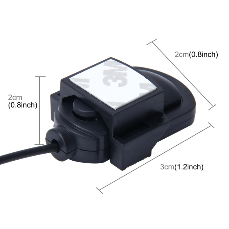 10 PCS Car Audio Microphone 3.5mm Jack Plug Mic Stereo Mini Wired External Sticker Microphone Player for Auto DVD Radio, Cable Length: 2.1m - Car Amplifiers by PMC TechLife | Online Shopping South Africa | PMC TechLife | Buy Now Pay Later Mobicred