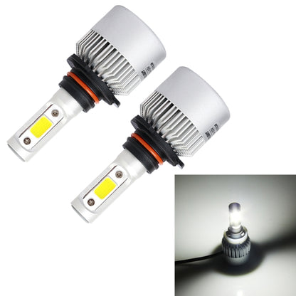 S2 2PCS 9005 18W 1800LM 6500K 2 COB LED Waterproof IP67 Car Headlight Lamps, DC 9-32V(White Light) - LED Headlamps by PMC Jewellery | Online Shopping South Africa | PMC Jewellery | Buy Now Pay Later Mobicred