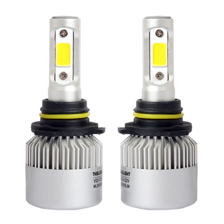 S2 2PCS 9006 36W 4000LM 6500K 2 COB LED Waterproof IP67 Car Headlight Lamps, DC 9-32V(White Light) - LED Headlamps by PMC Jewellery | Online Shopping South Africa | PMC Jewellery | Buy Now Pay Later Mobicred