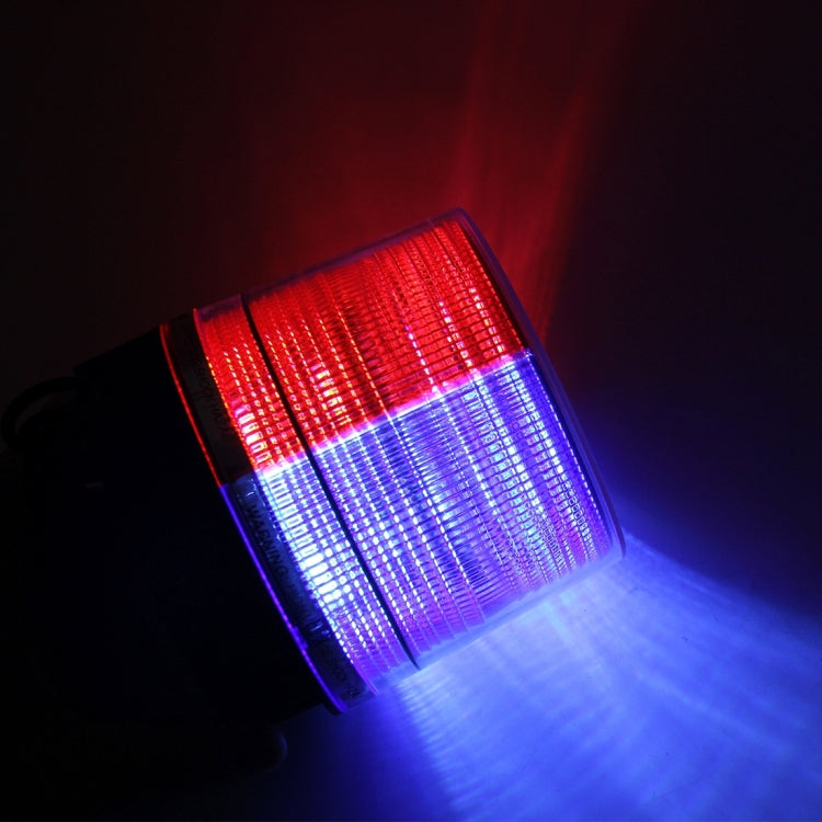 Brilliant Strong Xenon Strong Red Light And Blue Light Magnetic Doom Installation Flash Strobe Warning Light, DC 12V, Wire Length: 50cm - Warning Lights by PMC Jewellery | Online Shopping South Africa | PMC Jewellery | Buy Now Pay Later Mobicred