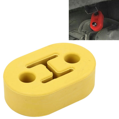 Universal Car Two Holes Adjustable Rubber Mounting Bracket Exhaust Tube Hanging Rubber Tube Car Exhaust Pipe Hanging Shackle Hanging Exhaust Hanging From Ear(Yellow) - Exhaust Pipes by PMC Jewellery | Online Shopping South Africa | PMC Jewellery | Buy Now Pay Later Mobicred