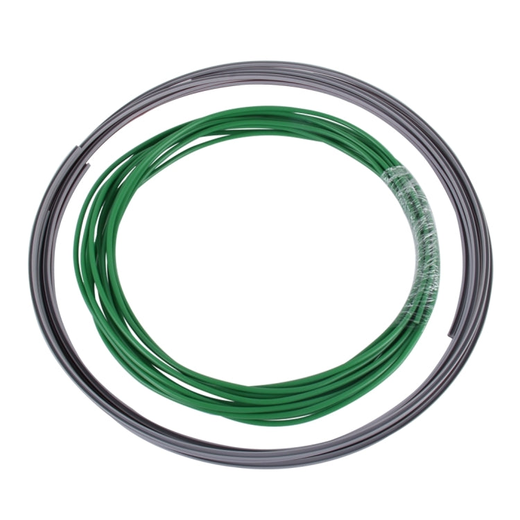 Universal Decorative Scratchproof Stickup 4×2M Flexible Car Wheel Hub Trim Mouldings Shining Decoration Strip with Protective Bottom Slot(Green) - Decorative Strip by PMC Jewellery | Online Shopping South Africa | PMC Jewellery | Buy Now Pay Later Mobicred