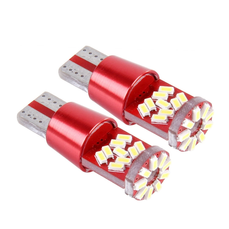 2 PCS T10 5W 27 SMD-3014 LEDs Car Clearance Light Lamp, DC 12V(White Light) - Clearance Lights by PMC Jewellery | Online Shopping South Africa | PMC Jewellery | Buy Now Pay Later Mobicred