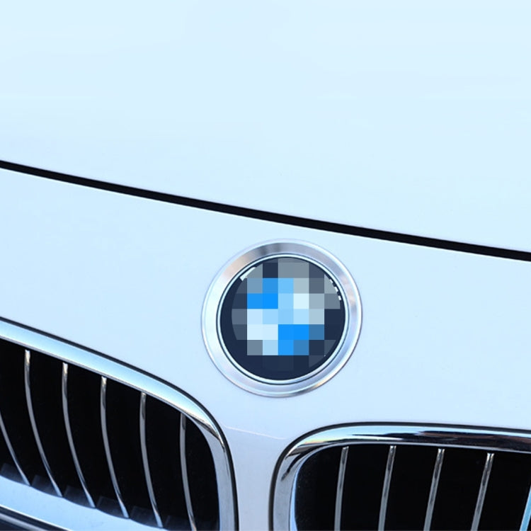 2 PCS/Set Zinc Alloy Steering Wheel Decoration Ring Sticker Logo Car Styling Modification Car Front Logo Ring Decoration Rear Cover Trim Hood Emblem Rings for BMW 3 Series(Silver) - Decoration Rings by PMC TechLife | Online Shopping South Africa | PMC TechLife | Buy Now Pay Later Mobicred