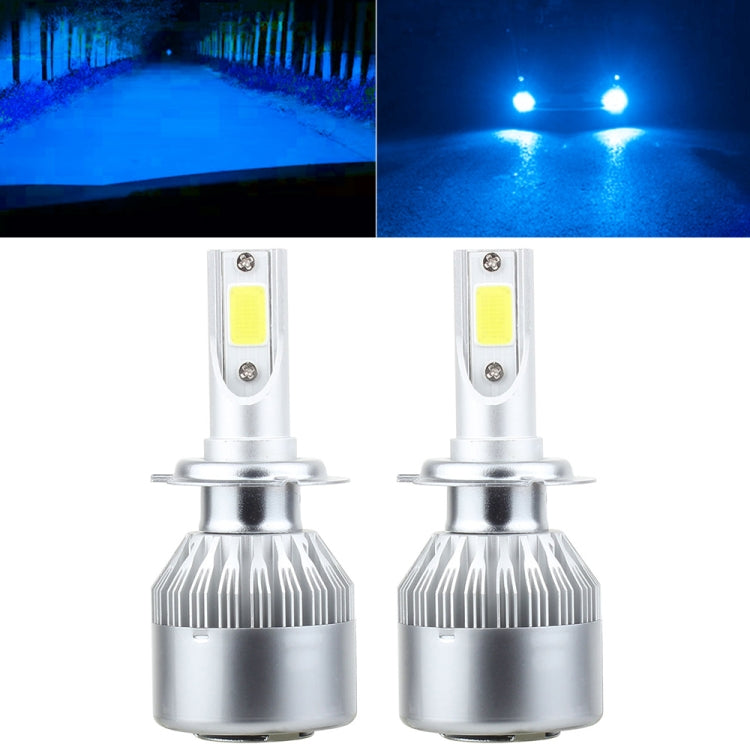 2 PCS H7 18W 1800 LM 8000K IP68 Casnbus Constant Current Car LED Headlight with 2 COB Lamps, DC 9-36V(Ice Blue Light) - LED Headlamps by PMC Jewellery | Online Shopping South Africa | PMC Jewellery | Buy Now Pay Later Mobicred