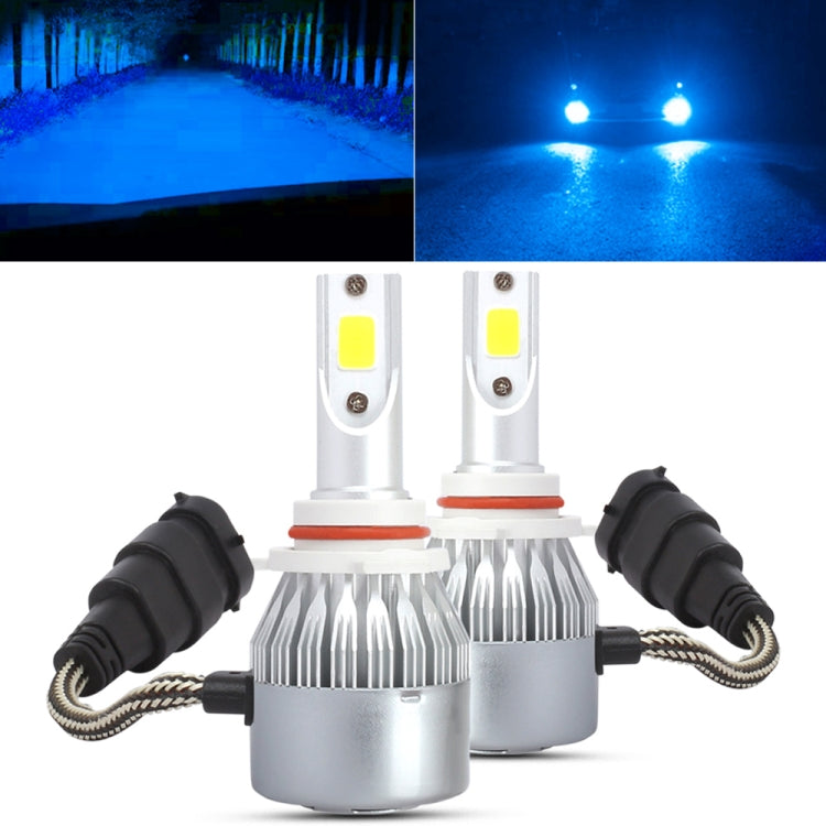 2 PCS 9006 18W 1800 LM 8000K IP68 Casnbus Constant Current Car LED Headlight with 2 COB Lamps, DC 9-36V(Ice Blue Light) - LED Headlamps by PMC Jewellery | Online Shopping South Africa | PMC Jewellery | Buy Now Pay Later Mobicred