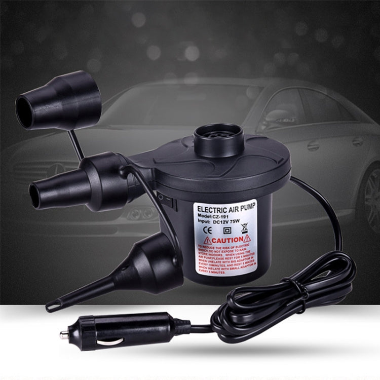 CZ-191 DC12V 40W Portable Mini Electric Air Pump Tire Inflator Car Tire Pump Inflatable Pump - Inflatable Pump by PMC TechLife | Online Shopping South Africa | PMC TechLife